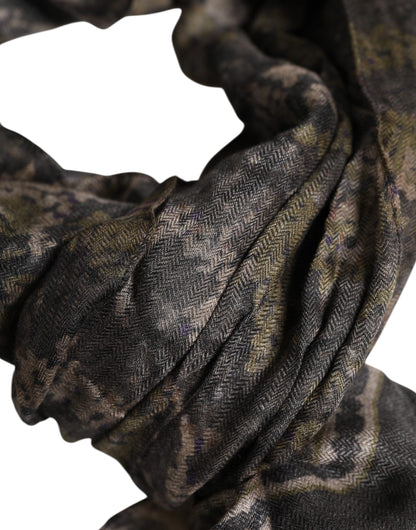 Dolce &amp;amp; Gabbana Kamouflage Halsvärmare Omlott Foulard Halsduk