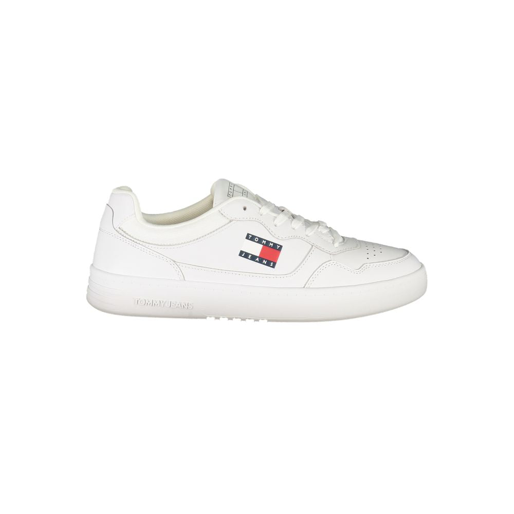 Tommy Hilfiger Vita Läder Herr Sneaker