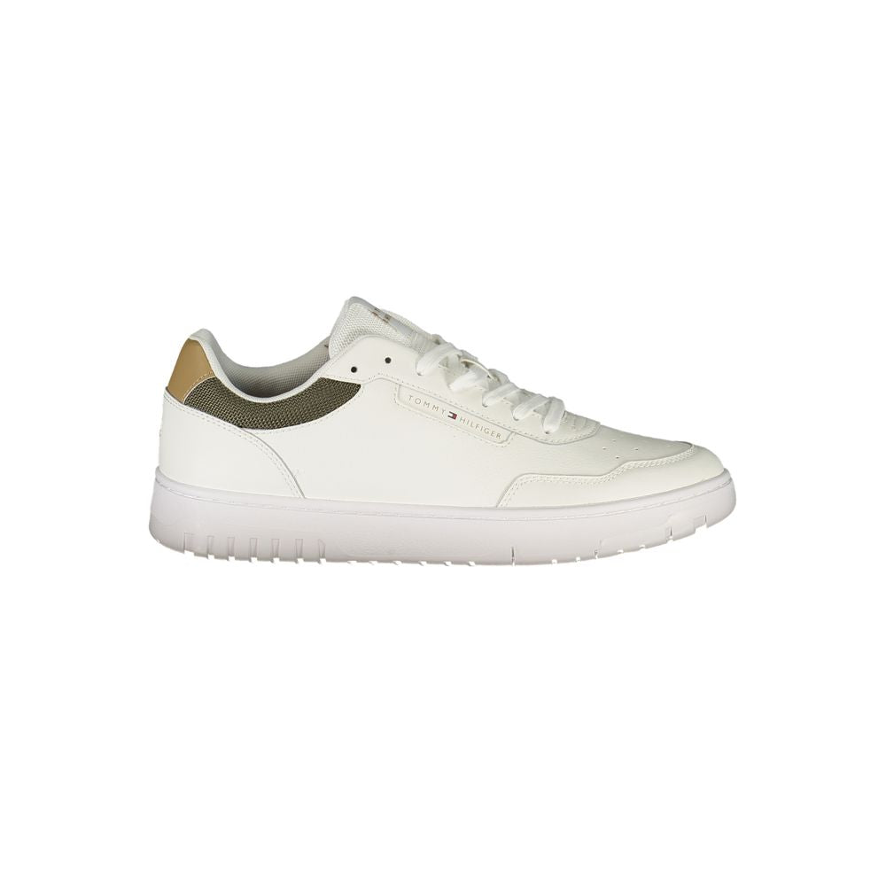Tommy Hilfiger Vita Läder Herr Sneaker