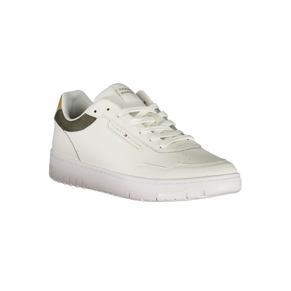 Tommy Hilfiger Vita Läder Herr Sneaker