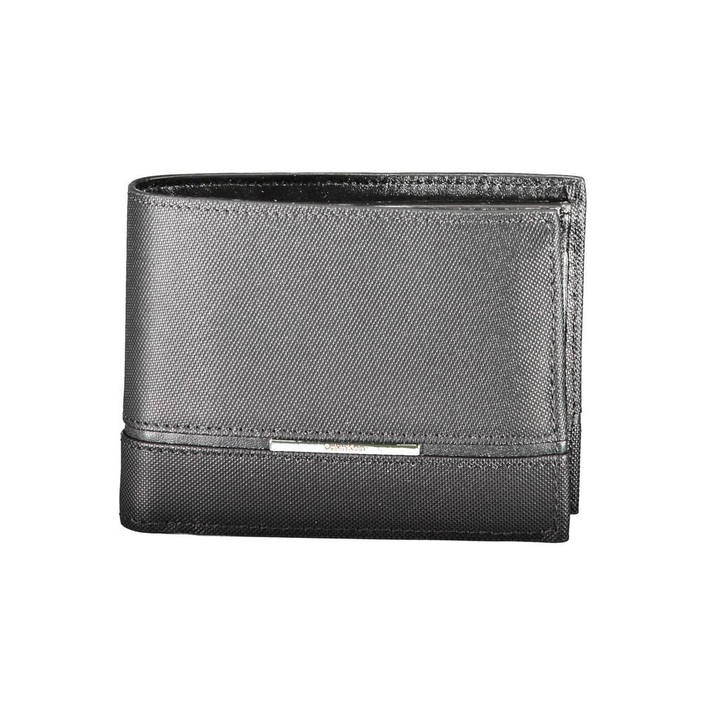 Calvin Klein svart läderplånbok