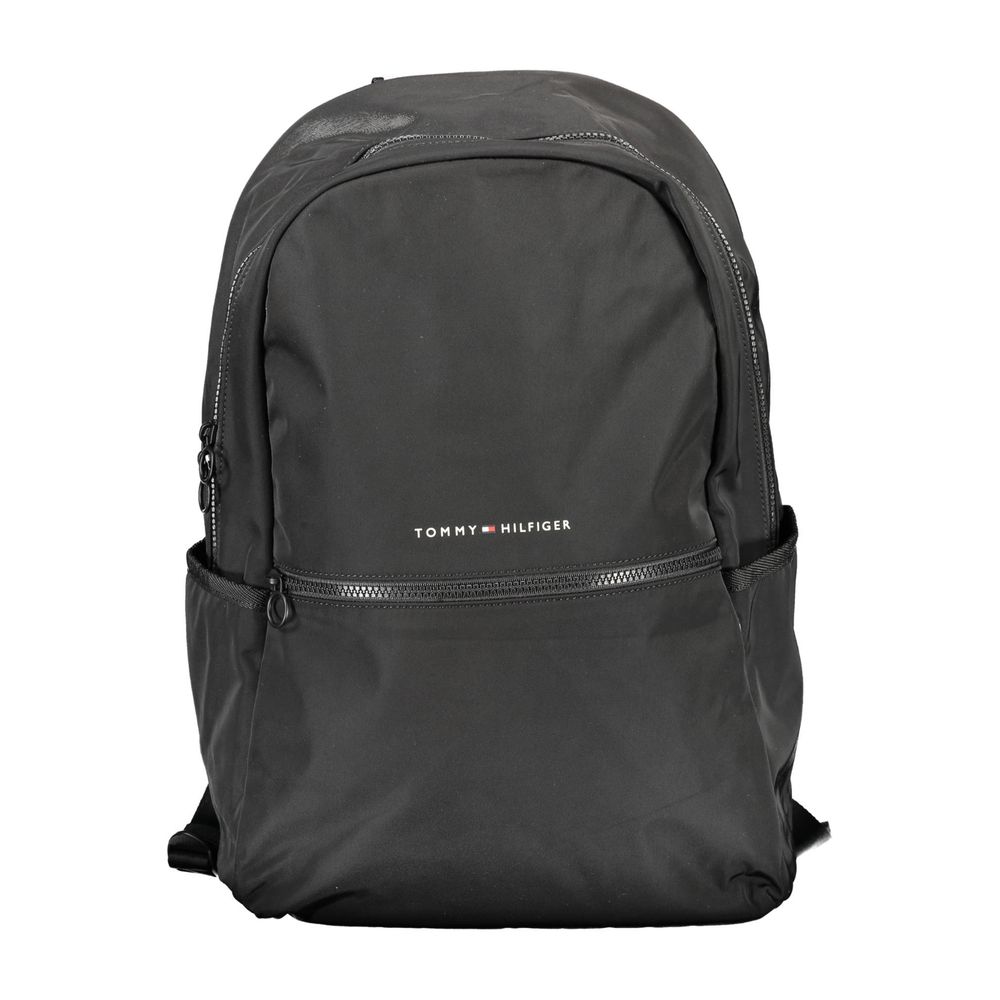 Tommy Hilfiger svart polyesterryggsäck