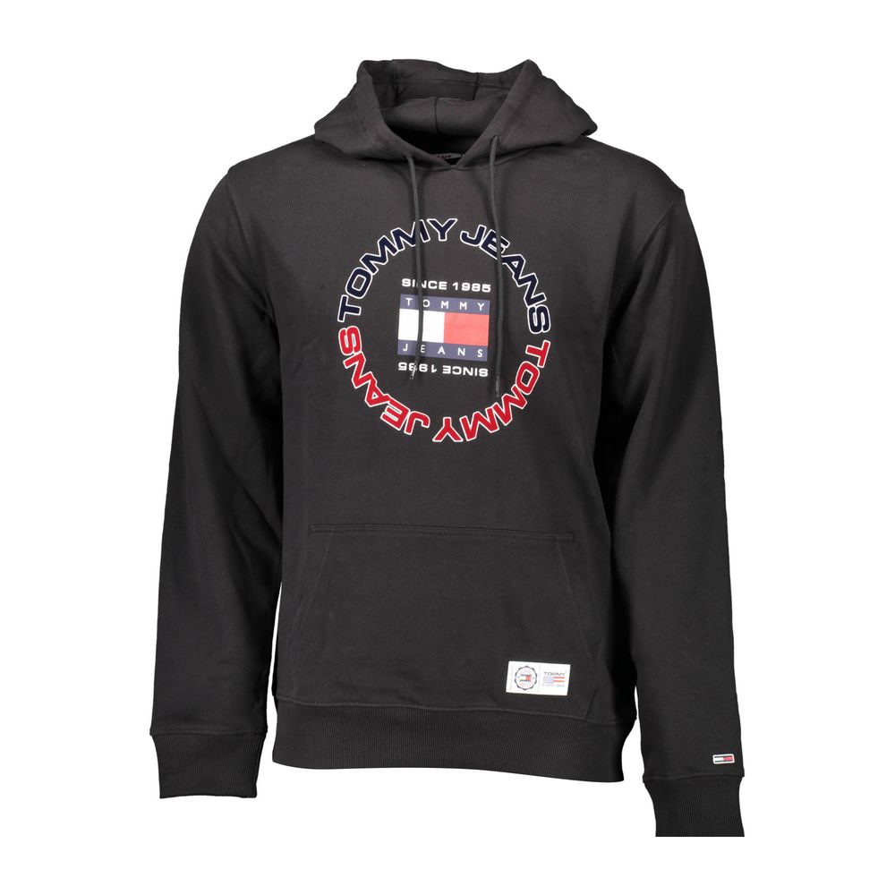 Tommy Hilfiger svart bomullströja för män