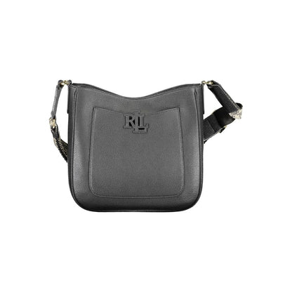 Ralph Lauren svart läderhandväska