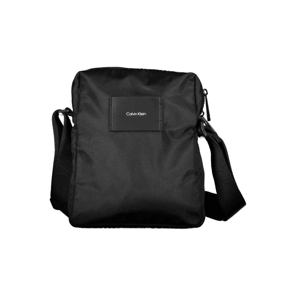 Calvin Klein svart polyesteraxelväska