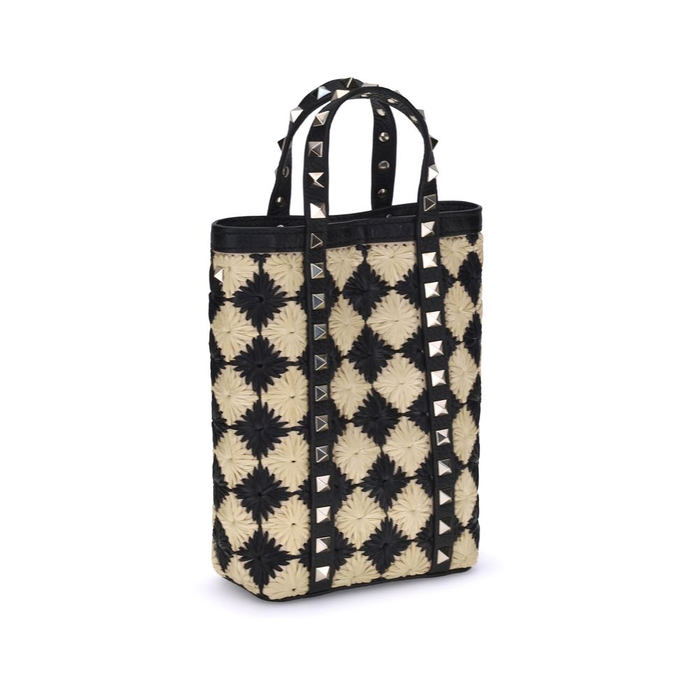 Valentino Garavani Rockstud mini-tygväska