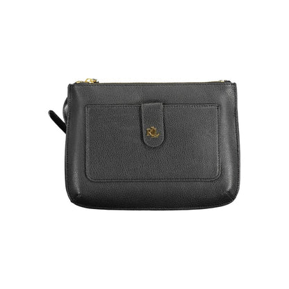 Ralph Lauren svart läderhandväska