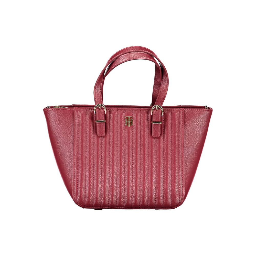Tommy Hilfiger Röd Polyeten Handväska