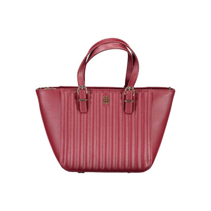 Tommy Hilfiger Röd Polyeten Handväska