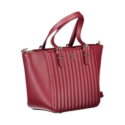Tommy Hilfiger Röd Polyeten Handväska