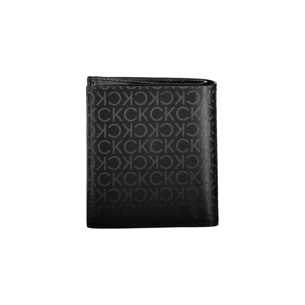 Calvin Klein svart polyesterplånbok