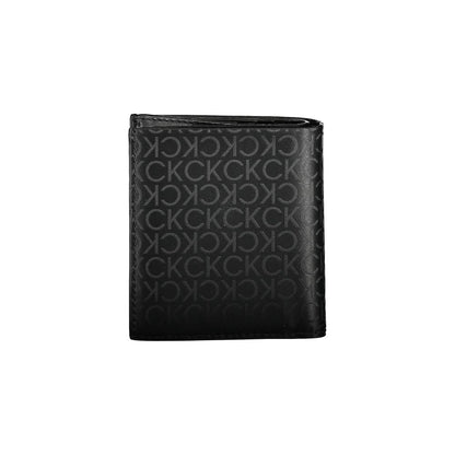 Calvin Klein svart polyesterplånbok