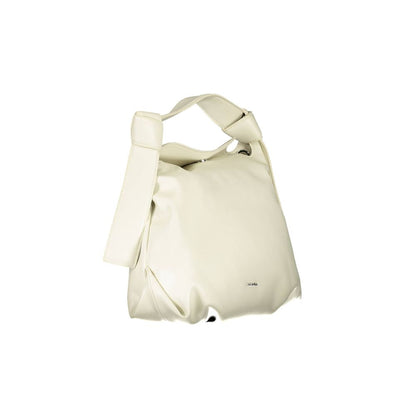 Calvin Klein beige polyesterväska