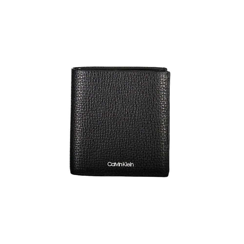 Calvin Klein svart läderplånbok