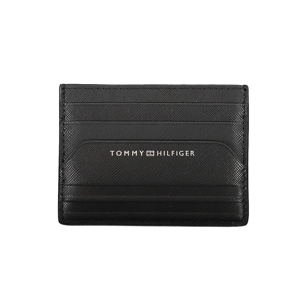 Tommy Hilfiger svart läderplånbok