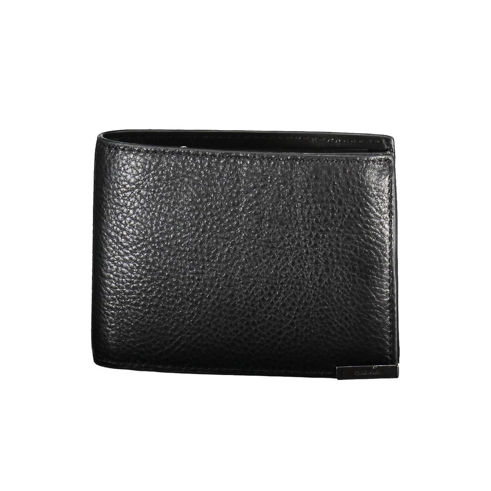 Calvin Klein svart läderplånbok