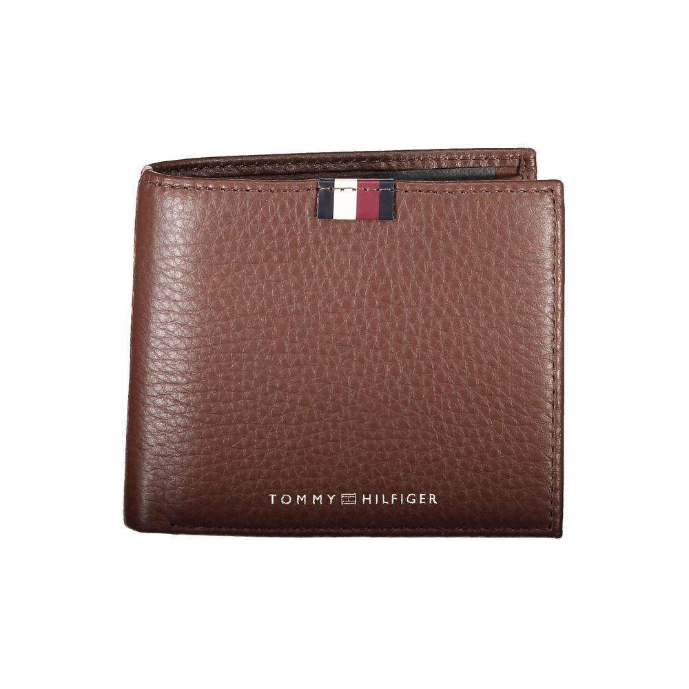 Tommy Hilfiger brun läderplånbok
