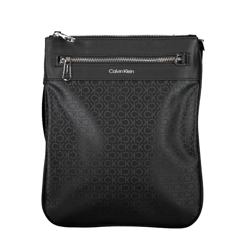 Calvin Klein svart polyesteraxelväska