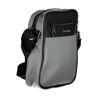 Calvin Klein grå polyester axelväska