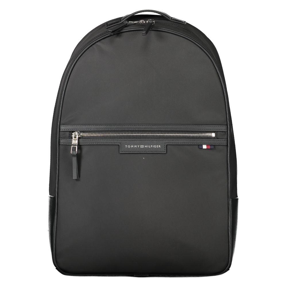 Tommy Hilfiger svart polyesterryggsäck