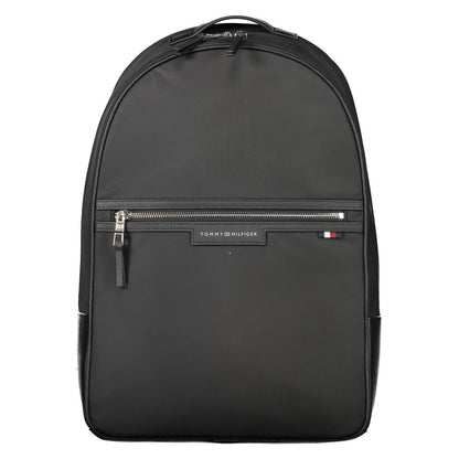 Tommy Hilfiger svart polyesterryggsäck