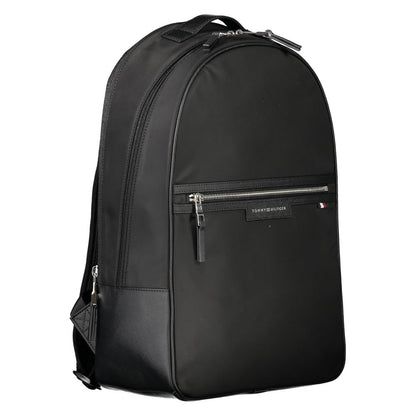 Tommy Hilfiger svart polyesterryggsäck