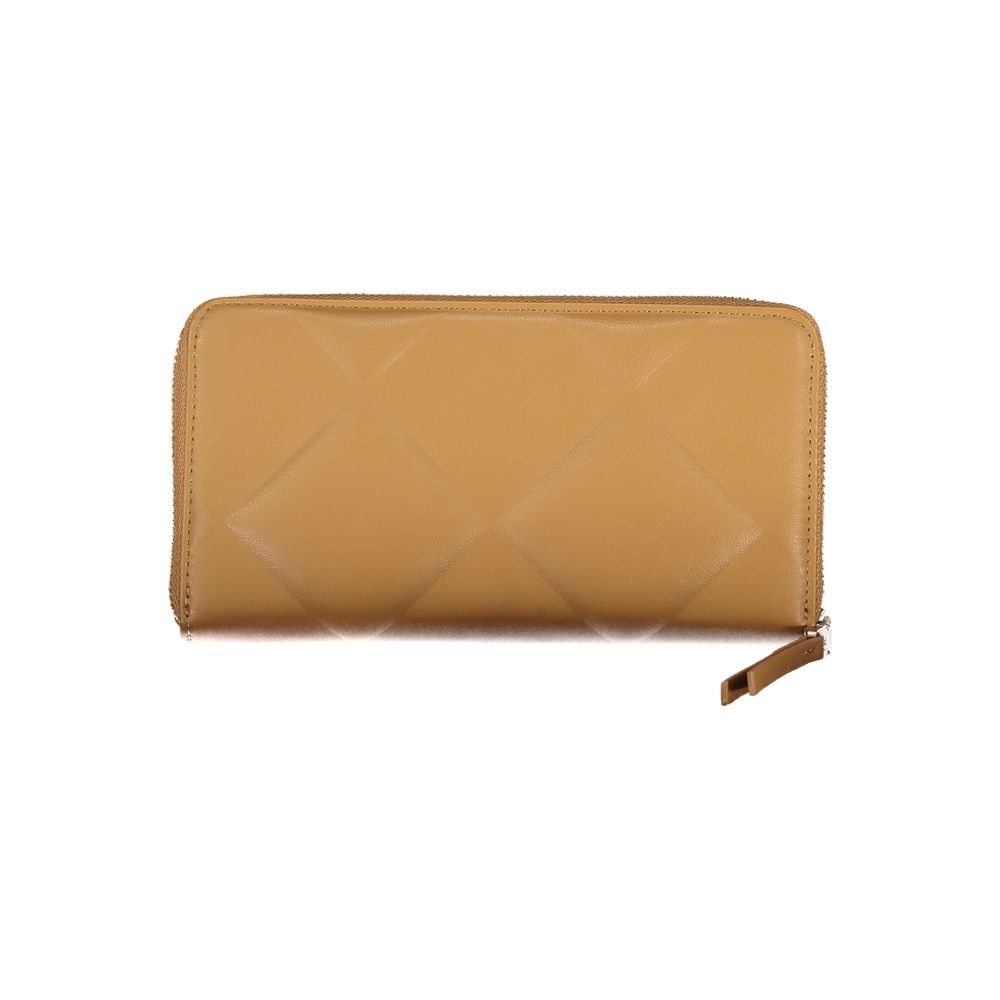 Calvin Klein brun polyesterplånbok