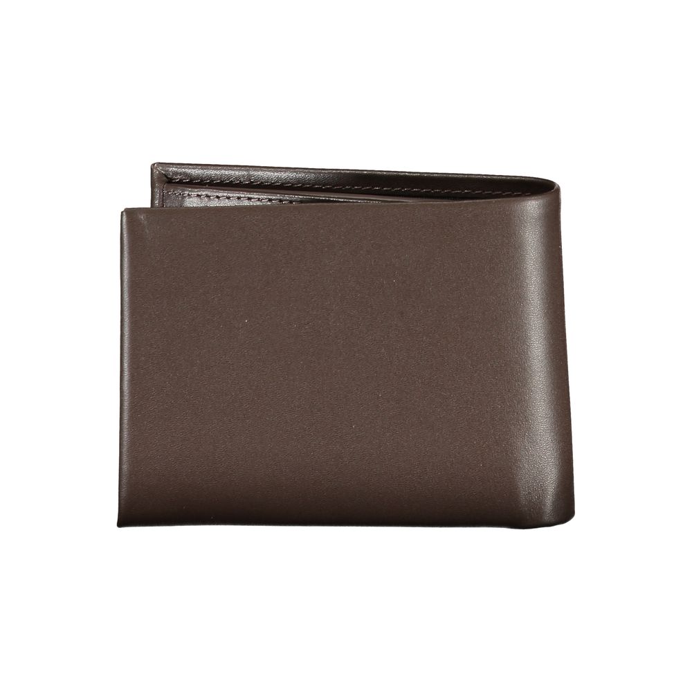 Calvin Klein brun läderplånbok