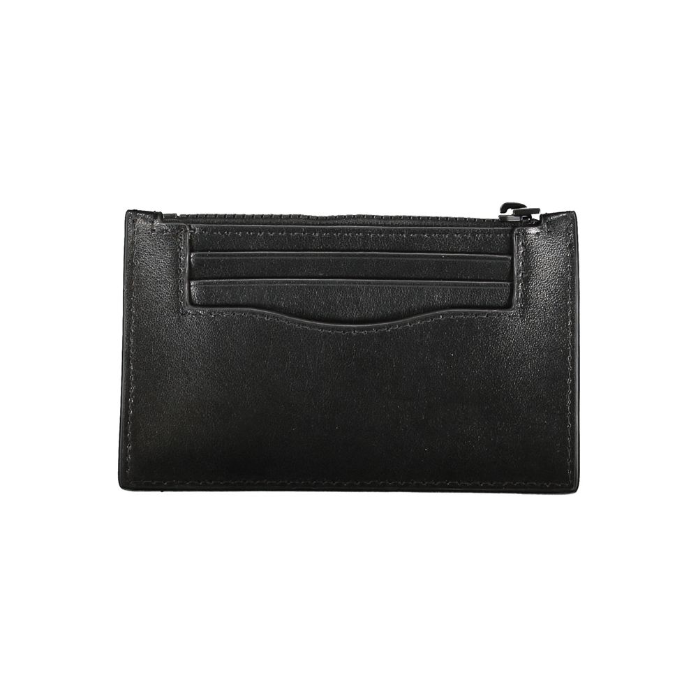 Calvin Klein svart läderplånbok
