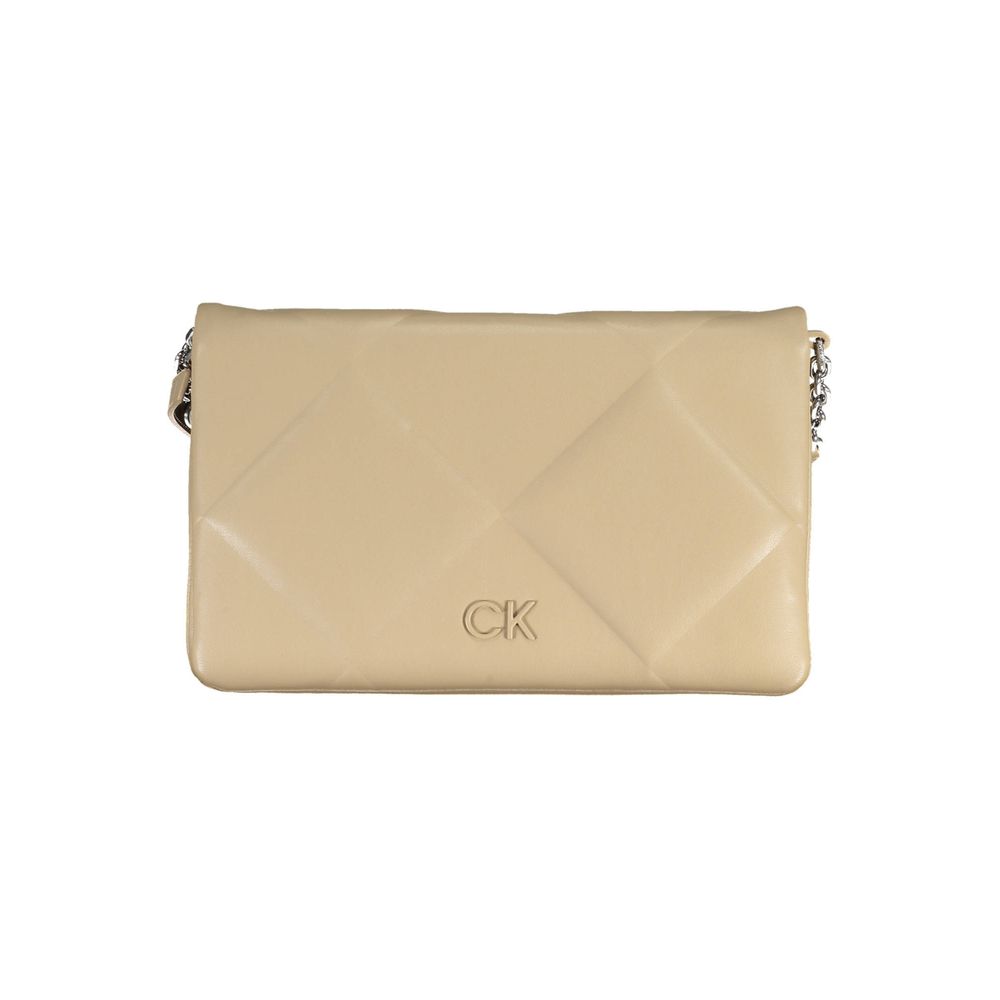 Calvin Klein beige polyesterväska