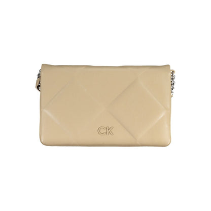 Calvin Klein beige polyesterväska