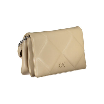 Calvin Klein beige polyesterväska