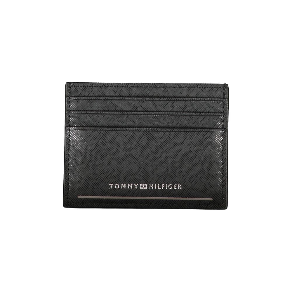 Tommy Hilfiger svart läderplånbok