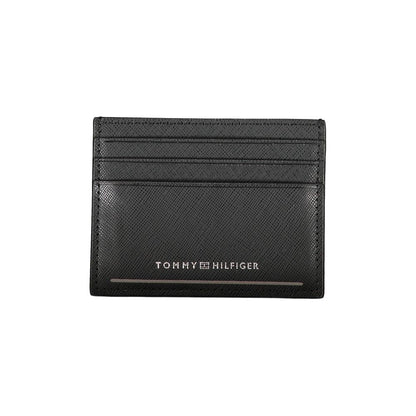 Tommy Hilfiger svart läderplånbok