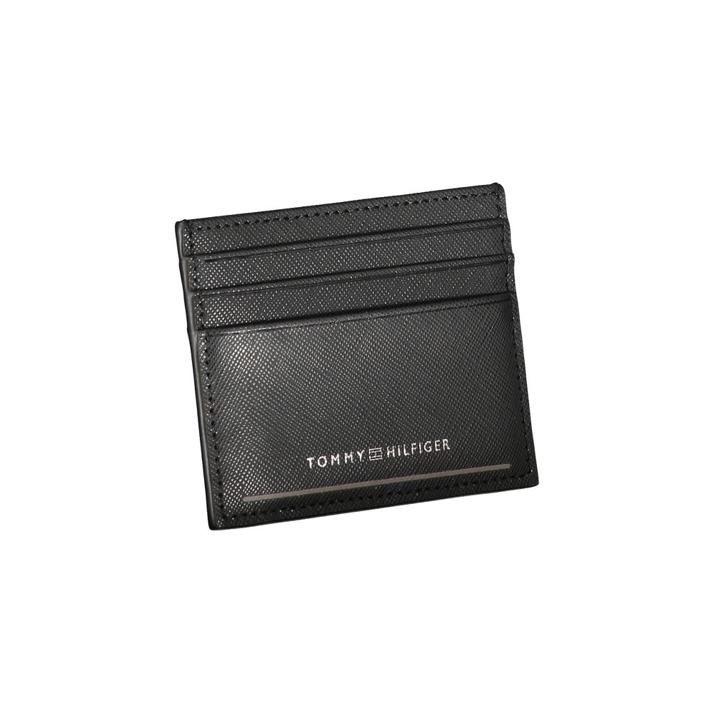 Tommy Hilfiger svart läderplånbok