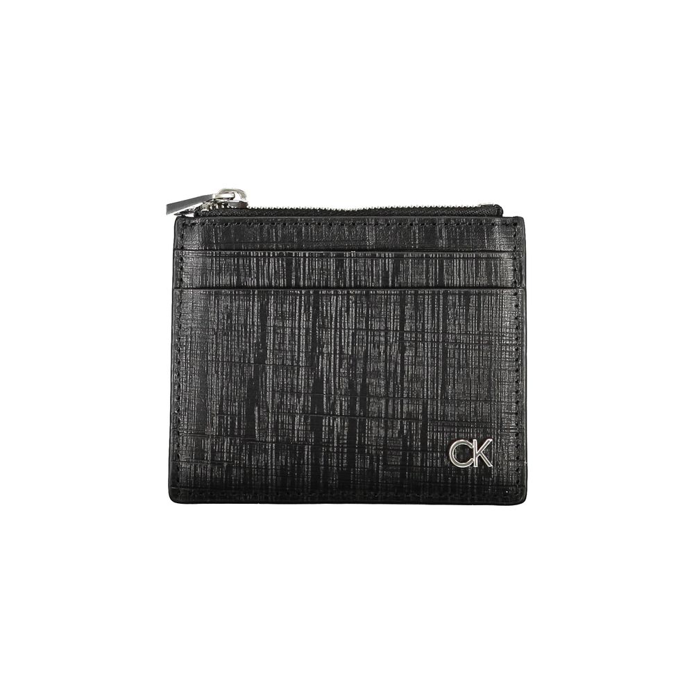 Calvin Klein svart läderplånbok