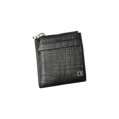 Calvin Klein svart läderplånbok
