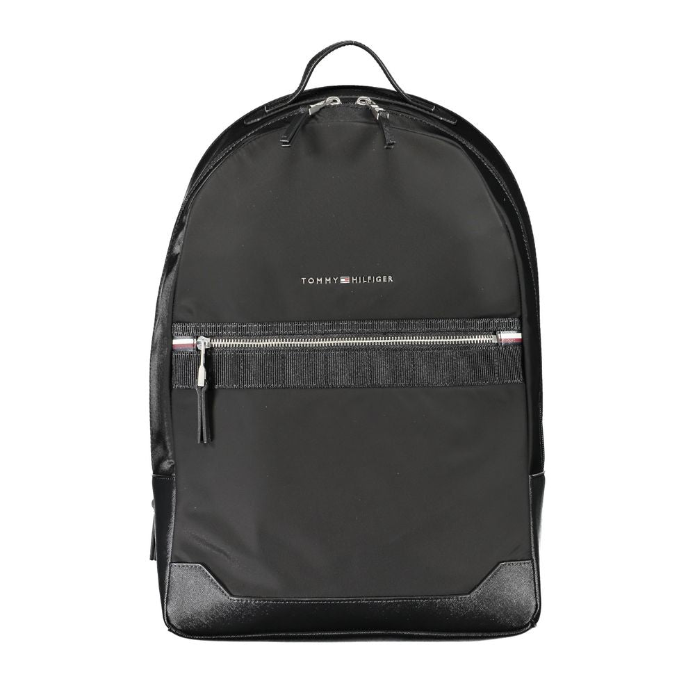 Tommy Hilfiger svart polyesterryggsäck