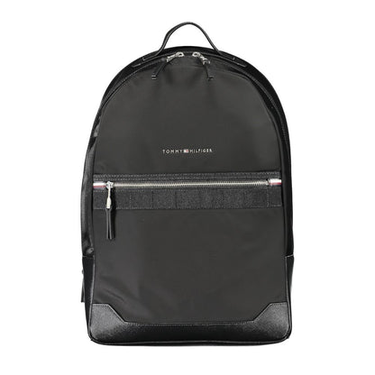 Tommy Hilfiger svart polyesterryggsäck