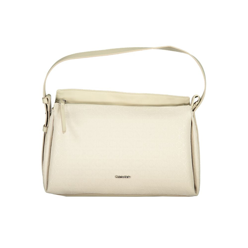 Calvin Klein beige polyesterväska