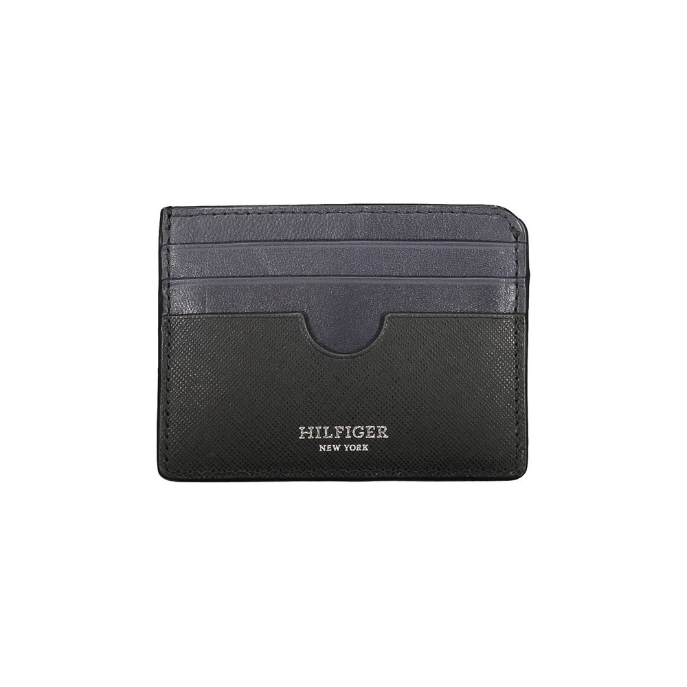 Tommy Hilfiger svart läderplånbok