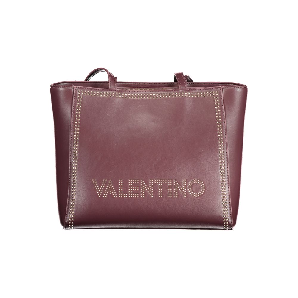 Mario Valentino Röd Polyeten Handväska