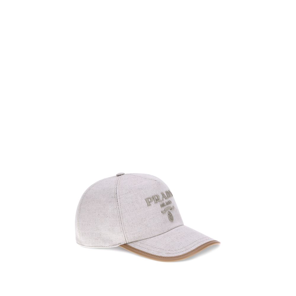 Prada basebollkeps med logotyp