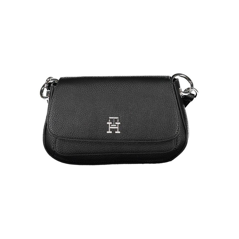 Tommy Hilfiger svart polyetenhandväska