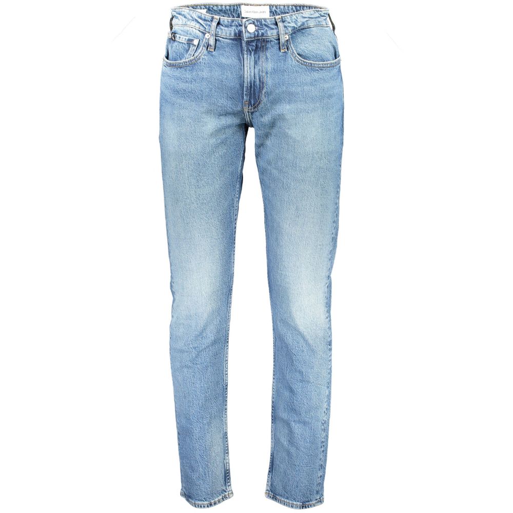 Calvin Klein Blå Bomullsjeans &amp;amp; Byxor