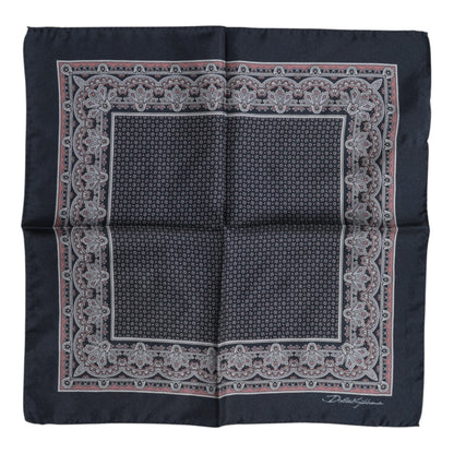 Dolce &amp;amp; Gabbana Multicolor Fantasy Silk Square Foulard Halsduk
