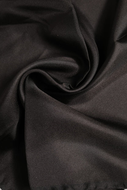 Dolce &amp;amp; Gabbana Brun DG Crown Siden Fyrkantig Herr Foulard Halsduk