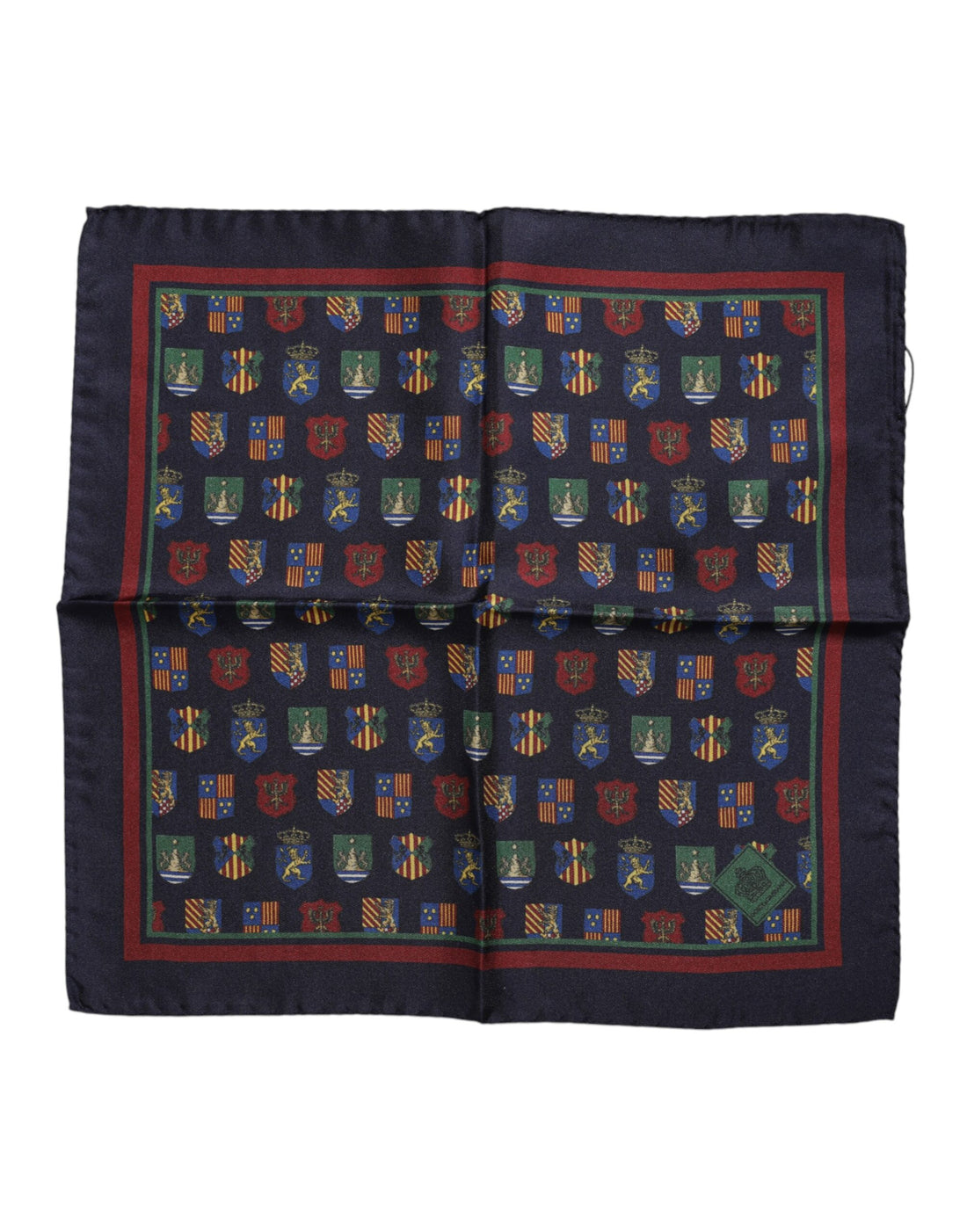 Dolce &amp;amp; Gabbana Flerfärgad Medaljer Fyrkantig Foulard Halsduk