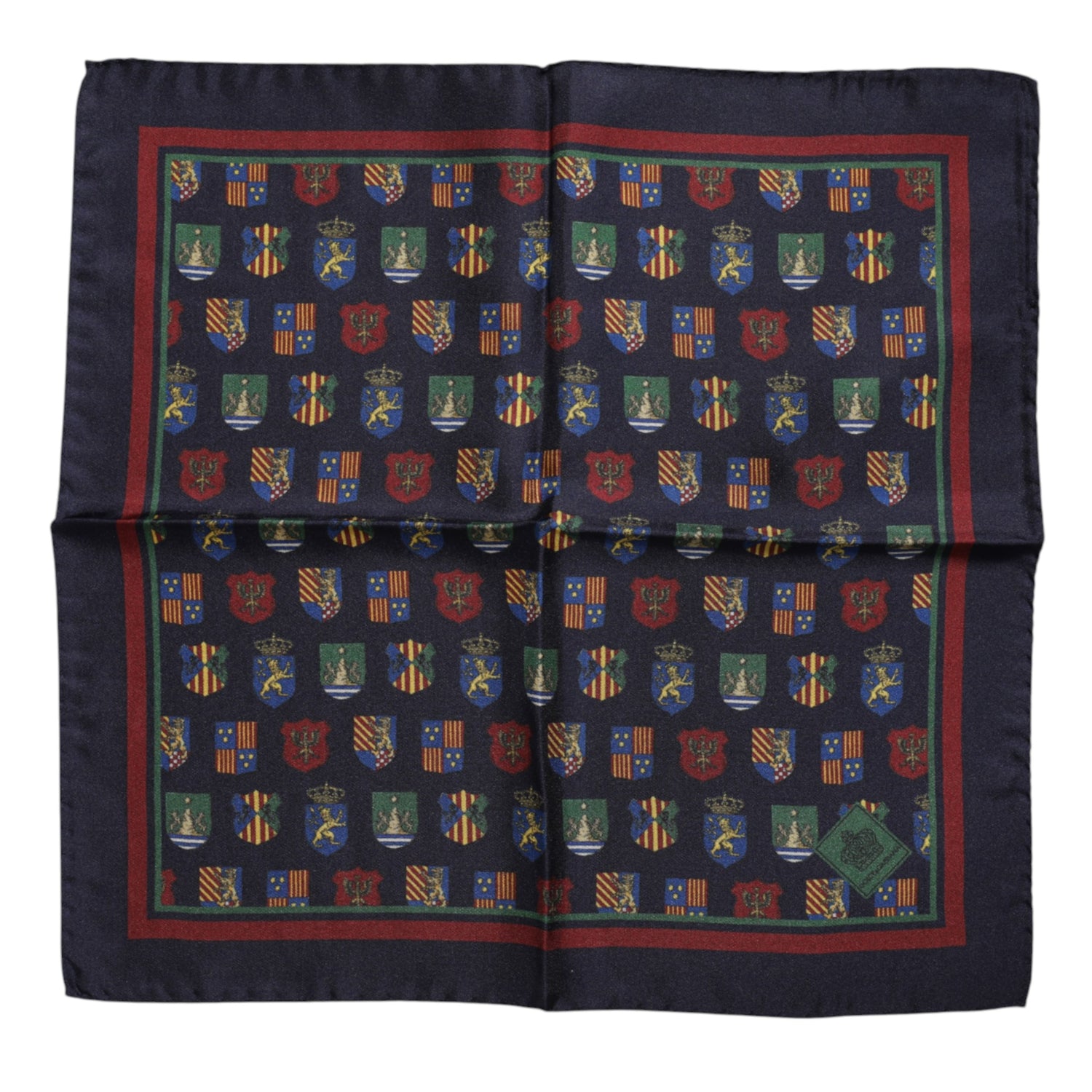 Dolce &amp;amp; Gabbana Flerfärgad Medaljer Fyrkantig Foulard Halsduk