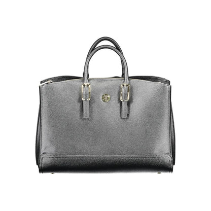 Tommy Hilfiger svart polyetenhandväska